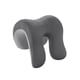 thumbnail image 5 of Cojín cervical con memoria para silla de oficina, almohada para el almuerzo desmontable, almohada de espuma viscoelástica lavable, almohada multiusos Gris oscuro y claro, 5 of 8