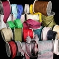 thumbnail image 3 of The Ribbon People Bordeaux Red Crinkled Satin Wired Craft Ribbon 1" x 54 Yards, 3 of 3
