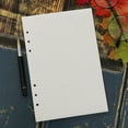 thumbnail image 1 of Ynlkorvg A5 Variety Of Monochrome Six-hole Loose-leaf Refill Hand Ledger Paper Note Diary, 1 of 2