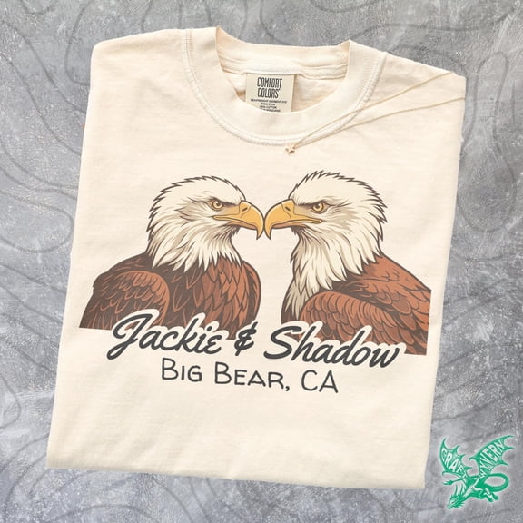 Jackie and Shadow Bald Eagle Shirt, Fly High Jackie, Big Bear Bald Eagles Viral Nest Cam Eagles, Eagle Lover California Wildlife Tshirt 2026
