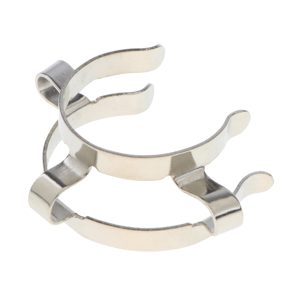 Homyl Stainless Steel Lab Clamp Clip Kecks for 29mm Glass Ground Joint Laboratory Tool 