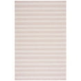 thumbnail image 2 of SAFAVIEH Hampton Duana Striped Indoor/Outdoor Area Rug, Pink Ivory/Multi, 6'5" x 6'5" Square, 2 of 9