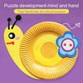 thumbnail image 4 of Paper Plate Art Kit Cartoon DIY Funny Educational Paper Plate Craft Kit for Kids, 4 of 6
