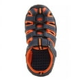 thumbnail image 4 of Rugged Bear Boy Closed Toe Sport Toddler Sandals, Navy Orange, 9, 4 of 5