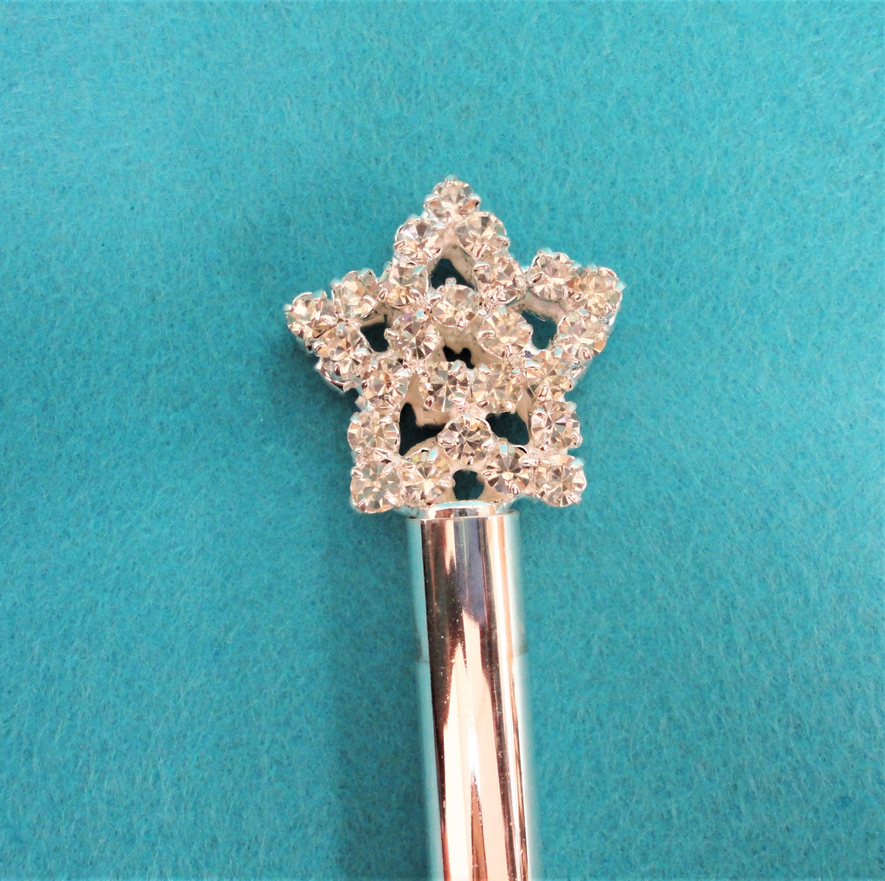 Star Style Rhinestone Scepter Wand Double Side Party Costumes For Kids Accessory