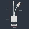 Fancing Memory Card Reader,2 in1 USB 3.0 and USBC Lightning to SD