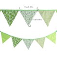 thumbnail image 2 of Guirnalda de banderines XCF 3,2 m decoración vintage triangular, 2 of 4