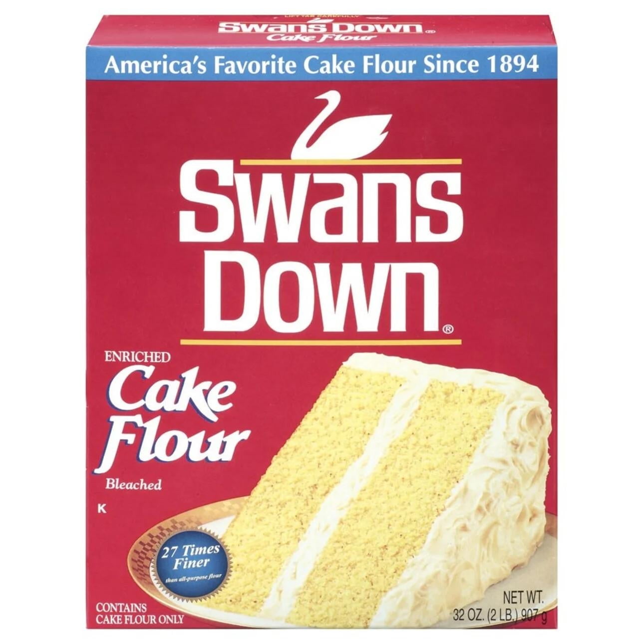 Swans Regular Cake Flour 32 Oz - Pack Of 8