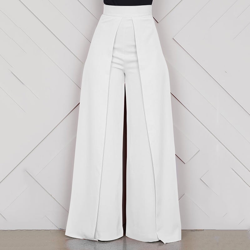 high waisted casual trousers