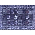 thumbnail image 1 of Ahgly Company Machine Washable Indoor Rectangle Persian Blue Traditional Area Rugs, 3' x 5', 1 of 4