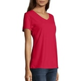 Hanes Women's Nano-T V-Neck T-Shirt - Walmart.com