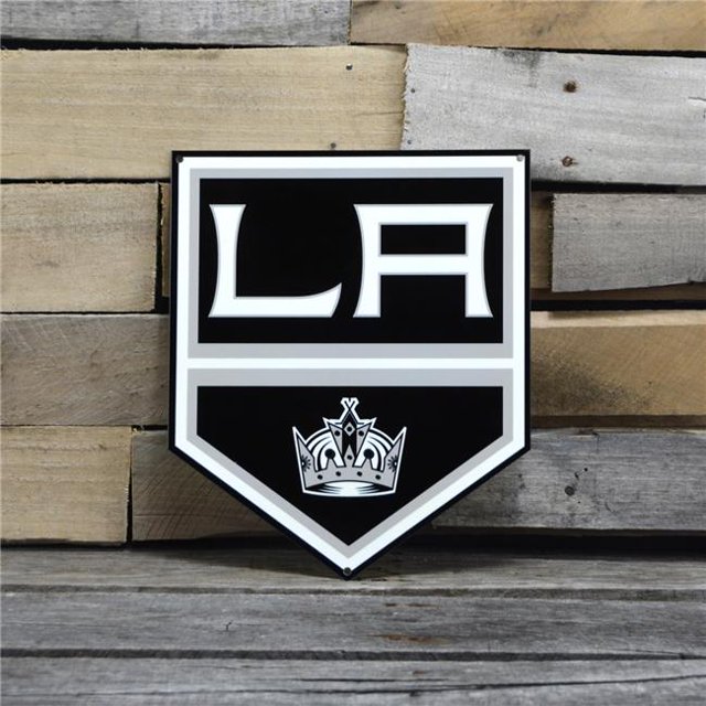Authentic Street Signs 90212 12 in. Los Angeles Kings Steel Logo
