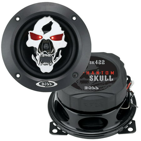 Boss Audio SK422 Phantom Skull 2-Way, Car Speakers (1 Pair of