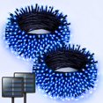 thumbnail image 1 of Cadena de luces solares JMEXSUSS 400 LED, 46 m, 8 modos, azul, 1 of 9