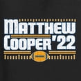 thumbnail image 5 of Wild Bobby Los Angeles Football Matthew Cooper 22 Sports Men Graphic T-Shirt, Black, 5X-Large, 5 of 5