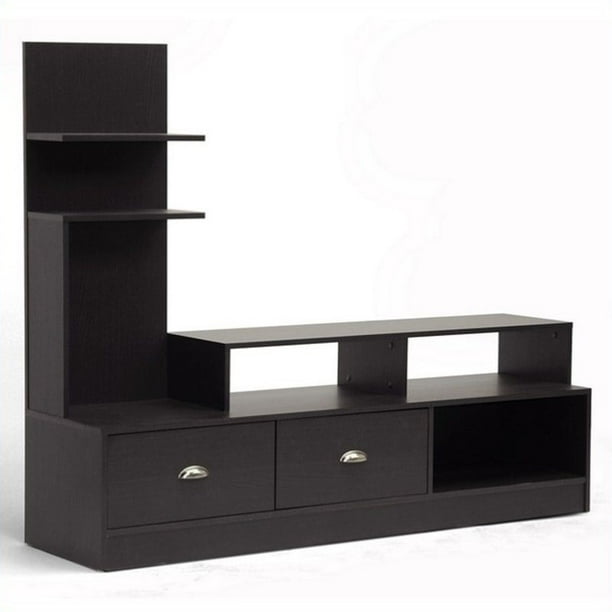 Wholesale Interiors Armstrong Dark Brown Modern Tv Stand For Tvs