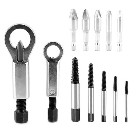 

Tebru Nut Splitter Set 12pcs Nut Splitter Set Rusted Damaged Bolt Screw Extractor Remover Tool Nut Splitter Tool Set