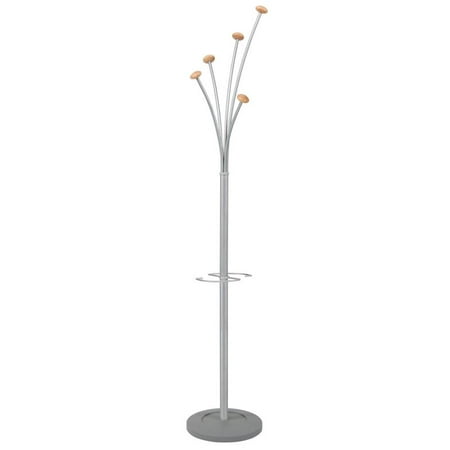 - ALBA - Festy coat rack - 5 hooks - Wood & metal