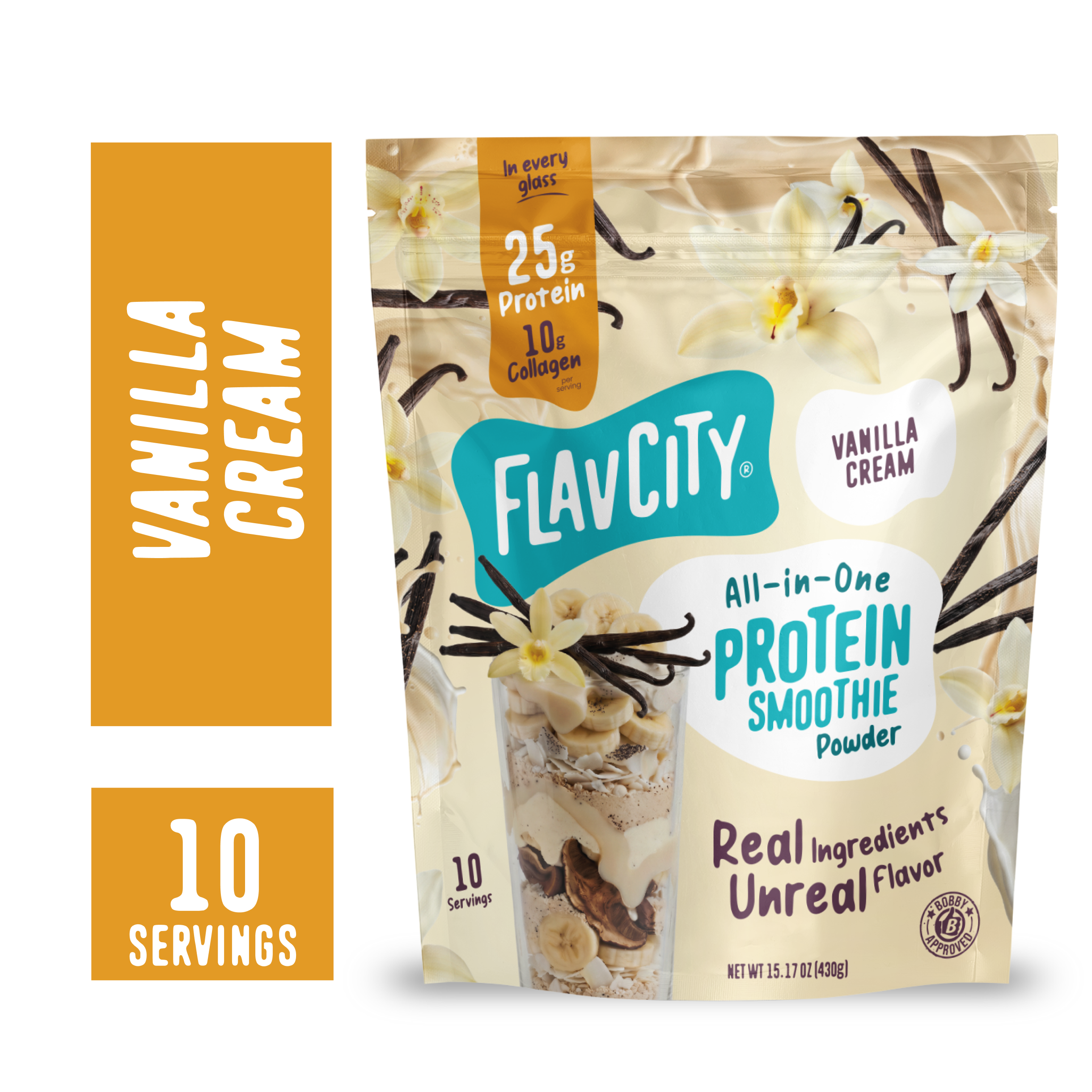 FlavCity Whey Protein Powder Vanilla Cream photo 1