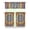 Mandala Ethnic Style, variant on 3 PCS Nautical Kitchen Curtains Set with Valance - Lobster & Starfish Coastal Tier Curtains, Semi-Sheer Rod Pocket Window Panels for Farmhouse, Beach, or Tropical Decor