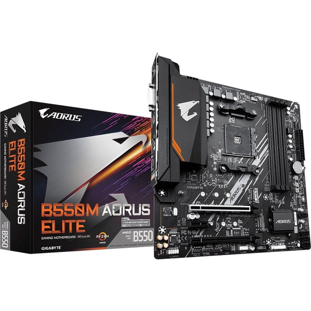 Tarjeta Madre AORUS B550M AORUS ELITE AM4 DDR4 Micro ATX