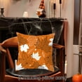 thumbnail image 6 of Xuniizn Fall Pillow Covers 18x18" with Zipper for Hair and Skin Care, 2Pcs Feels Soft and Cool Like a Silk Pillowcase, Thanksgiving Sofa Pillow Cases, Standard Size, Fall Decorations for Home, 6 of 7