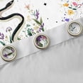 thumbnail image 5 of Manfei Tribal Snake Curtains Pack of 2 (52x84), Bohomian Hippie Animal Curtains for Living Room, Flower Moth Black Out Curtains, Super Cozy Bedroom Decorative, 5 of 6