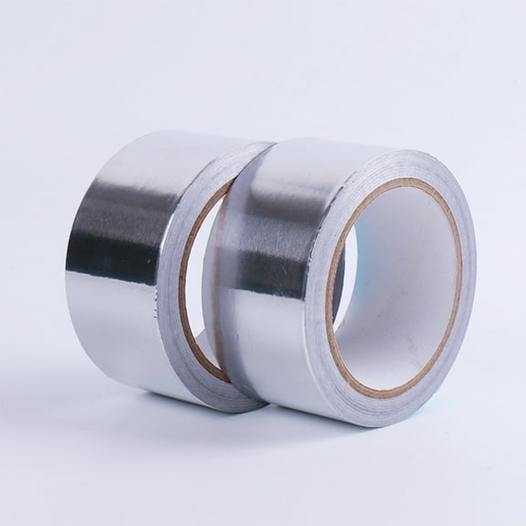 WRITWAA High Temperature Resistant Aluminium Foil Tape Silver 1Pcs