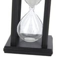 thumbnail image 4 of Reloj de arena de madera de 30 minutos, temporizador, ideal para regalo o decoración, color blanco., 4 of 9