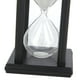 thumbnail image 4 of Reloj de arena de madera de 30 minutos, temporizador, ideal para regalo o decoración, color blanco., 4 of 9