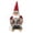 E, variant on Skiing Santa Figurine Santa Sleigh Figurine Christmas Tree Decoration Christmas Ornament Cute Miniature Santa Figurine for Winter Festival Red Printed Hat/ Silver Sled Model