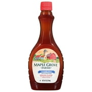 Maple Grove Farms Sugar Free Maple Flavor Syrup, Low Calorie Syrup, Gluten-Free, 24 fl oz Bottle