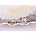 thumbnail image 3 of Classic 1.50 Carat Moissanite and Diamond Wedding Ring in 10k White Gold, 3 of 5