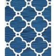 thumbnail image 4 of Pasargad Home Transitional 4' x 6' Hand-Tufted Lamb's Wool Navy/Ivory Rug - All Ages, Indoors, 4 of 4