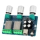thumbnail image 2 of Placa amplificadora de potencia digital DC 12 V, placa amplificadora de potencia de subwoofer digital estéreo de 2,1 canales, 2 of 12