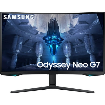 Restored SAMSUNG 32" Odyssey Neo G7 4K UHD 165Hz 1ms G-Sync 1000R Curved Gaming Monitor,