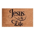 thumbnail image 1 of Text Mat Christmas Holiday Welcome Door Mat Polyester Floor Mat, 1 of 3