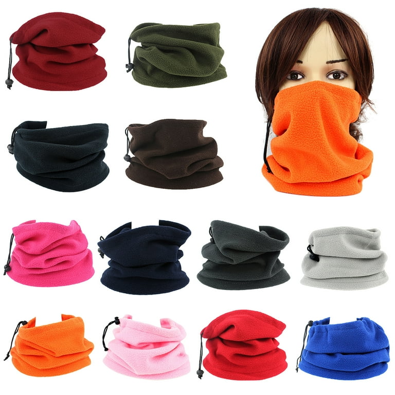 Shinycome Winter Windproof Scarf Fleece Tube Bandana Mask