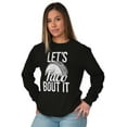 thumbnail image 4 of Lets Taco Bout It Tuesday Funny Food Plus Size Long Sleeve Graphic Tee Shirt Brisco Brands 2X, 4 of 5