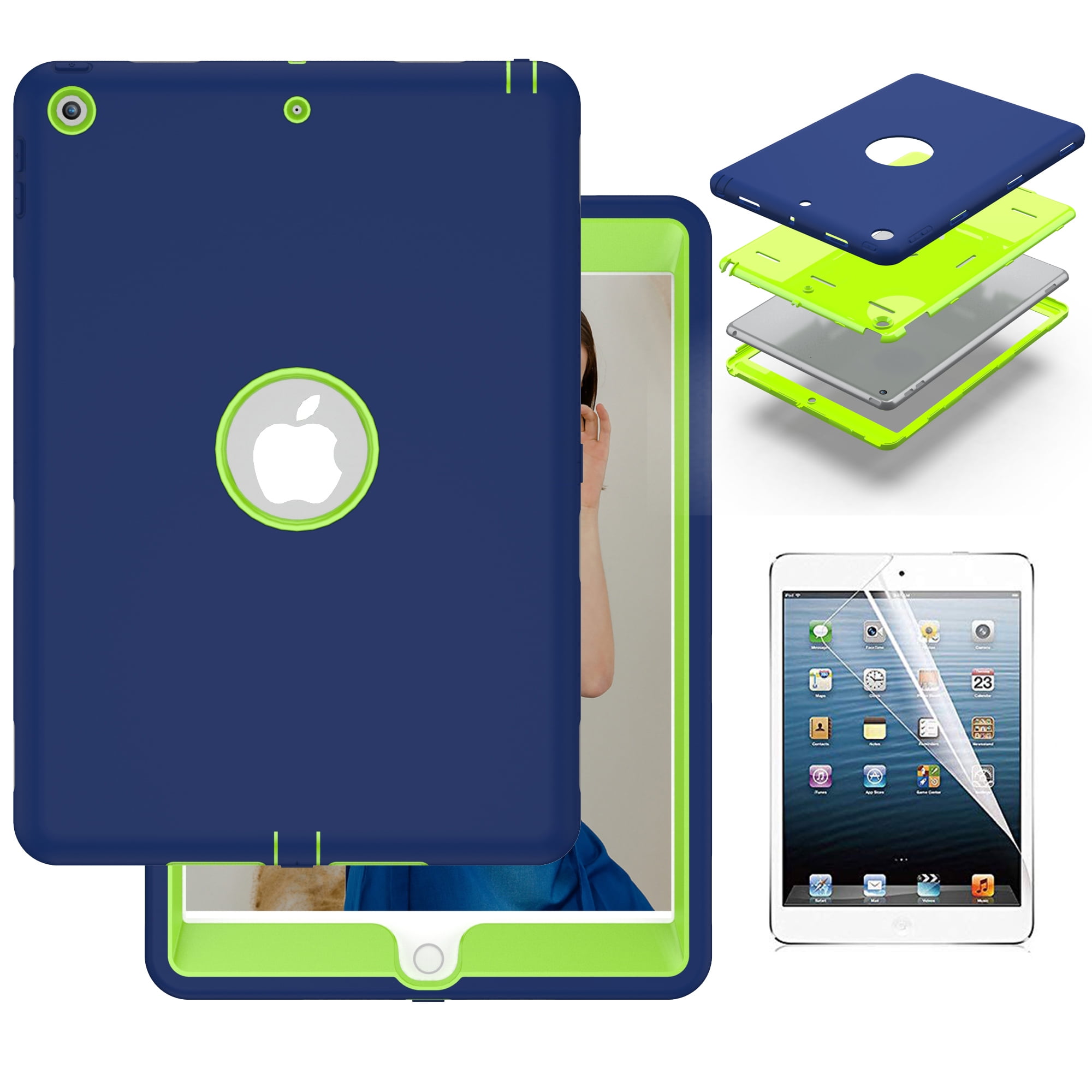 IPad 10 2 Shockproof Case With Soft PET Screen Protector Dteck Heavy 