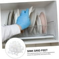 thumbnail image 5 of EcoNesxp 100pcs Iron Protectors White Wire Gutter Grille Protectors, 5 of 5