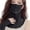 Black, variant on Warm Weather Face Cover with Neck Guard, Soft Breathable Nylon Veil for Outdoor Work and Commuting