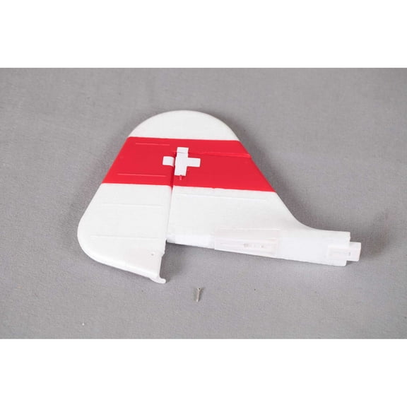 FMS Vertical Stabilizer and Rudder J-3 Cub 1400mm V3- FMMRK104 Replacement Airplane Parts