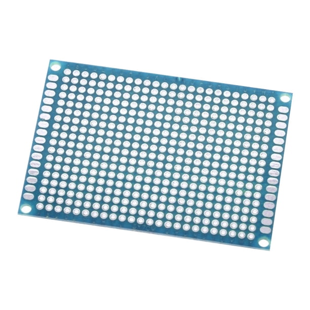 DQrwqpou Placa Circuito Soldadura Prototipo PCB Universal Doble Cara 5 Piezas (azul 70 X 50 Mm)