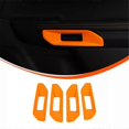 thumbnail image 3 of For 2023 2024 Car Door Armrest Cover Frame Orange, 3 of 5