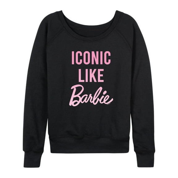 Barbie - Iconic Like Barbie - Women's Lightweight French Terry Long Sleeve Shirt