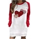 thumbnail image 1 of Otoño Sudadera Vestido Para Mujer Nueva Moda Casual Estampado Manga Larga Cuello Redondo Contraste Color Suéter Top Ropa Odeerbi ODB146591, 1 of 5