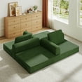 thumbnail image 6 of 5-in-1 Folding Convertible Sofa Bed 78.7" Boneless Couch with Fixed-Shape Frame Corduroy Loveseat Sleeper with Pull Out Bed, Floor Sofa Modular Futon Couch for Living Room Bedroom Lounge, 6 of 10