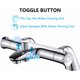 thumbnail image 4 of Grifo de baño con superficie galvanizada, diseño de manija ergonómica para un control perfecto del flujo de agua, manguera de ducha flexible, grifo mezclador de bañera de latón macizo cromado, 4 of 5