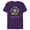 Purple, variant on Marvel Avengers A-logo Circle Super Hero Family Trip - Short Sleeve Blended T-Shirt for Adults - Customized-Yellow